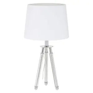 Interiors by Premier Halia Chrome Finish Table Lamp