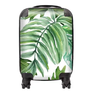 Exotic Rainforest Leaves Suitcase - Mini Cabin