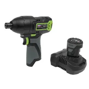 Sealey Cordless Impact Driver 1/4"Hex Drive 10.8V 2Ah SV10.8 Series CP108VCID