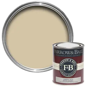 Farrow & Ball Estate String No.8 Eggshell Paint, 750ml