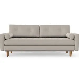 Jacquelyn 3 Seater Bouclé-Sofa Bed Hummus Beige