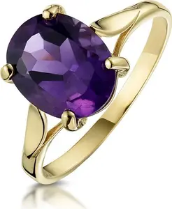 Amethyst 2.25Ct 9K Gold Ring