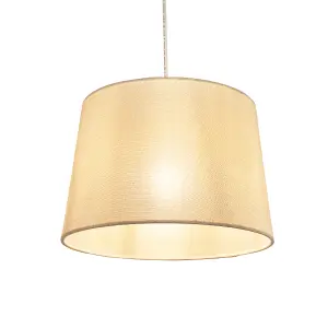 Inlight Ponte Champagne Metallic effect Contemporary Light shade (D)30cm