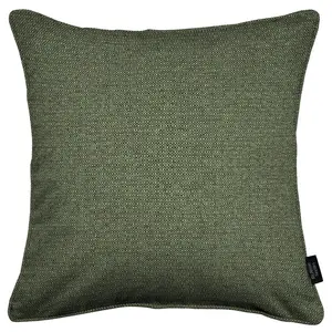 Rectangular Throw Green Piped / Polyester / 40cm x 40cm