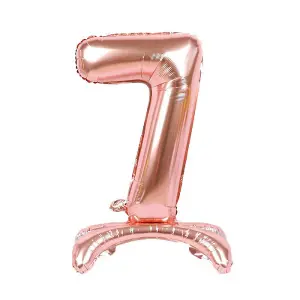 Realmax 7 Number Balloon Rose Gold (One Size)