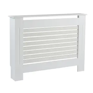 Home Source York Medium Radiator Cover White