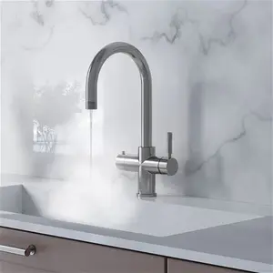 Hanstrom 4-In-1 Swan Instant Boiling Hot Water Kitchen Tap - Chrome