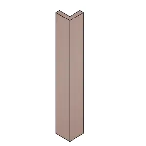 Ethos Innovo Matt antique rose Tall Wall corner post, (W)34mm (L)895mm