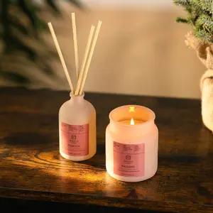 Scented Candle and Diffuser Set - Iris Cashmere