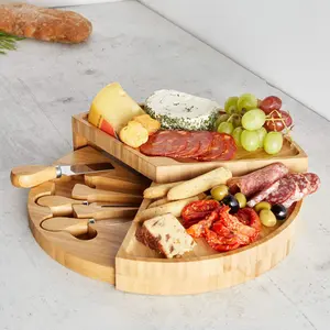 SoulMoetye Bamboo Cheese Board