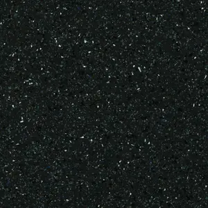 Black Mosaic Effect Anti-Slip Vinyl Flooring for Home, Shops, & Offices, 2.0mm Thick Vinyl Sheet-4m(13'1") X 4m(13'1")-16m²