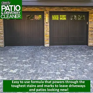 Cleenly Patio & Driveway Cleaner 15L - Remove Stains, Dirt and Grime - Use on Block Paving, Steps, Paths, Concrete