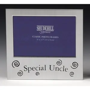 5" x 3" Special Uncle Photo Frame Satin Silver Occasion Gift Present 73501