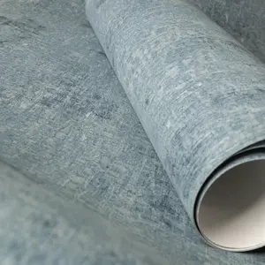 Galerie Crafted Blue Silky Metallic Plain Base Texture Design Wallpaper Roll