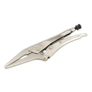 Sealey Locking Pliers Long Nose 210mm 0-60mm Capacity AK6825