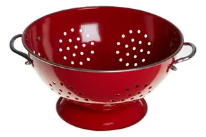 Maison by Premier Red Enamel Colander