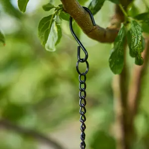 Love Birds Hanging Wind Chime with Bells Garden Ornament