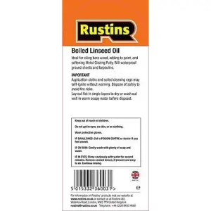 Rustins - Linseed Oil Boiled - 300ml