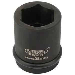 Draper Expert 28mm 3/4" Square Drive Hi-Torq 6 Point Impact Socket 93241