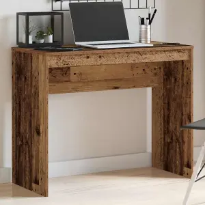 Berkfield Desk Old Wood 90x40x72 cm Engineered Wood