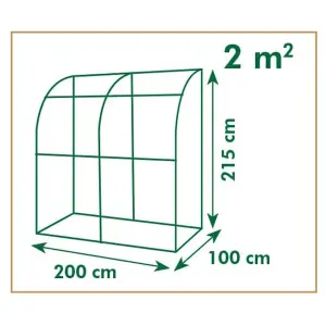 Nature Tunnel Greenhouse 200x100x215 cm