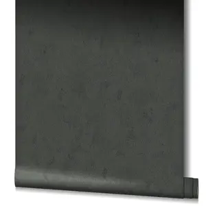 Galerie Air Collection Black Arid Concrete Textured Wallpaper Roll