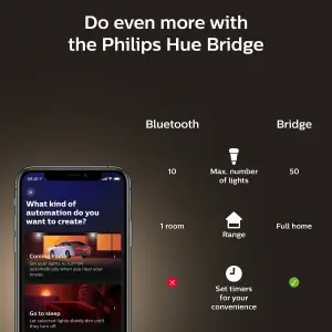 Philips Hue White Ambiance Filament ST72 B22