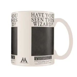 Harry Potter Wanted Poster Sirius Heat Changing Mug Cream (One Size)