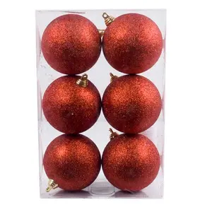 Xmas Bauble (Set of 6) Red