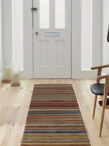 John Lewis Russet Multistripe Rug