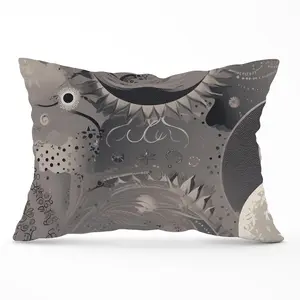 Abstract Moon Shapes Cushions 33cm x 48cm