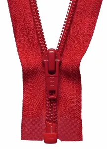 NYLON O/E ZIP 81CM - Nylon Open End Zip: 81cm: Red - YKK