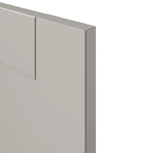 GoodHome Ashmead Matt pebble Shaker Highline Cabinet door (W)500mm (H)715mm (T)16mm