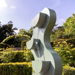 Primrose Monsanto Tiered Cascading Zinc Water Feature 122cm