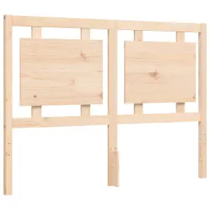 Berkfield Bed Frame with Headboard 120x200 cm Solid Wood