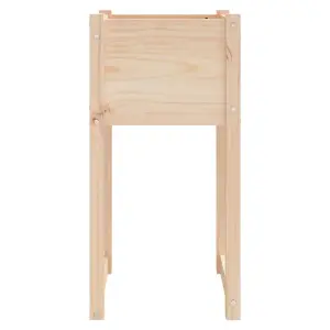 Berkfield Planter 40x40x81 cm Solid Wood Pine