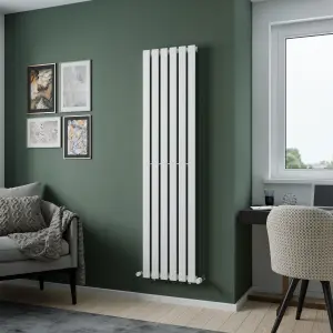 Agadon Lola Designer Panel Radiator 1800 x 448 mm White