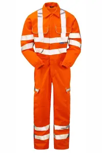 PULSAR High Visibility Rail Spec Combat Coverall - Orange - L