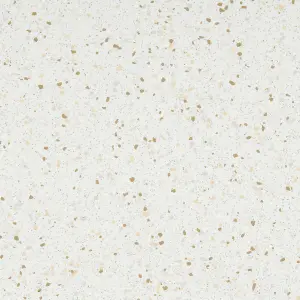 White Ivory Speckled Effect Flooring, Contract Commercial Vinyl Flooring with 2.0mm Thickness-15m(49'2") X 2m(6'6")-30m²