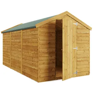 BillyOh Super Saver Overlap Apex Wooden Shed - 12x6