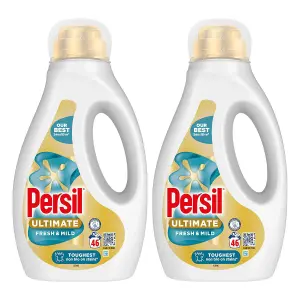 Persil Ultimate Liquid Detergent Fresh & Mild for Stain Removal 46W 1.242 L, 2pk