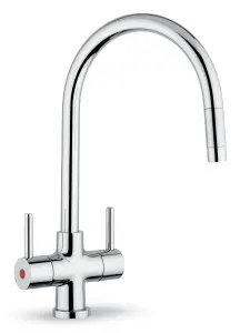 Clearwater Emporia C Spout Pull Out Spray Kitchen Chrome - EMPCP