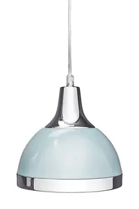 Interiors by Premier Vermont Three Shutter Blue Shades Pendant Light