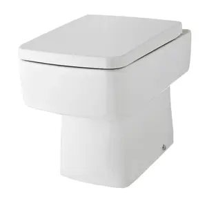 Square Back to Wall Toilet Pan   - 400mm x 350mm x 520mm