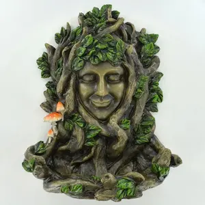 Laussat Juniper Treant Wall Plaque/Bird Feeder Sculpture