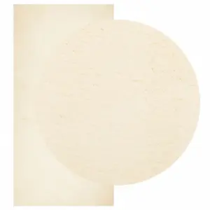 Rug HUARTE Short Pile Soft and Washable Cream 100x200 cm