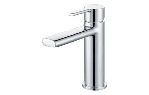 Aquarius Sophie 605MM Vanity Unit Matt Latte Tall Boy Set with Chrome Brassware