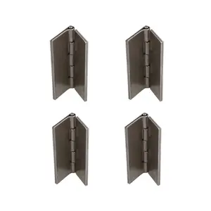 4 Pack Double Pressed Steel Butt Hinge Heavy Duty Industrial 72x101mm