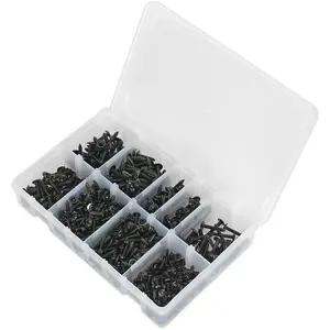 Comprehensive 700 Pack Self Tapping Screw Assortment for Metal Fixings