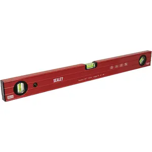 600mm Aluminium Ribbed Box Spirit Level - Accurate 45 Degree Angle Measurement Tool